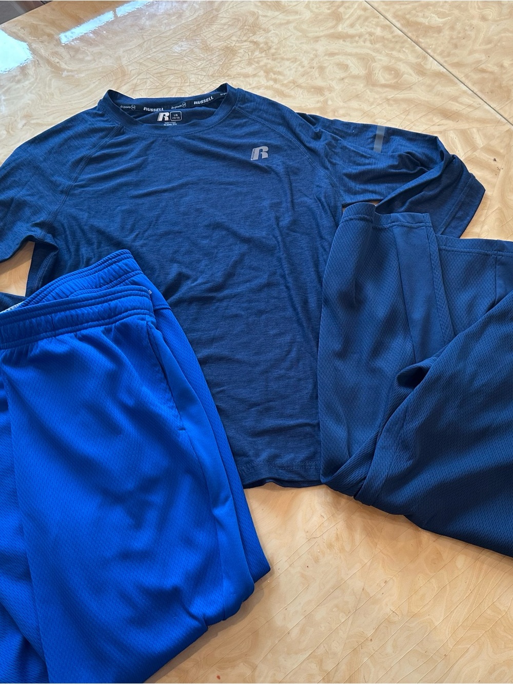 BUNDLE-2 pants Large Husky 1 long sleeve Tee Size Large